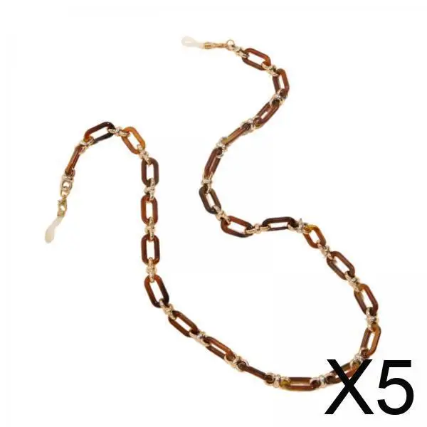 

Универсальная цепочка для очков, ремешок для очков, ожерелье с ремешком из бисера для подвешивания солнцезащитных очков вокруг шеи, ежедневное использование