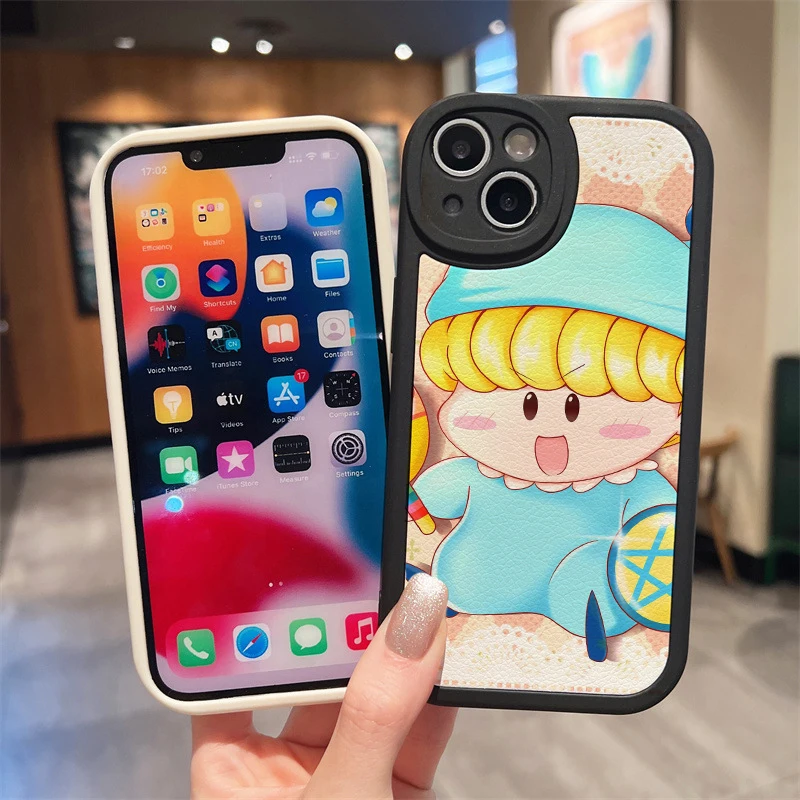 De Proteção da lente Pele De Cordeiro Dos Desenhos Animados Noinclude Mirumo わがまま☆フェアリー ミルモでポン! Capa de telefone para iphone14 11 12 13promax xr xsmax 7plus capa