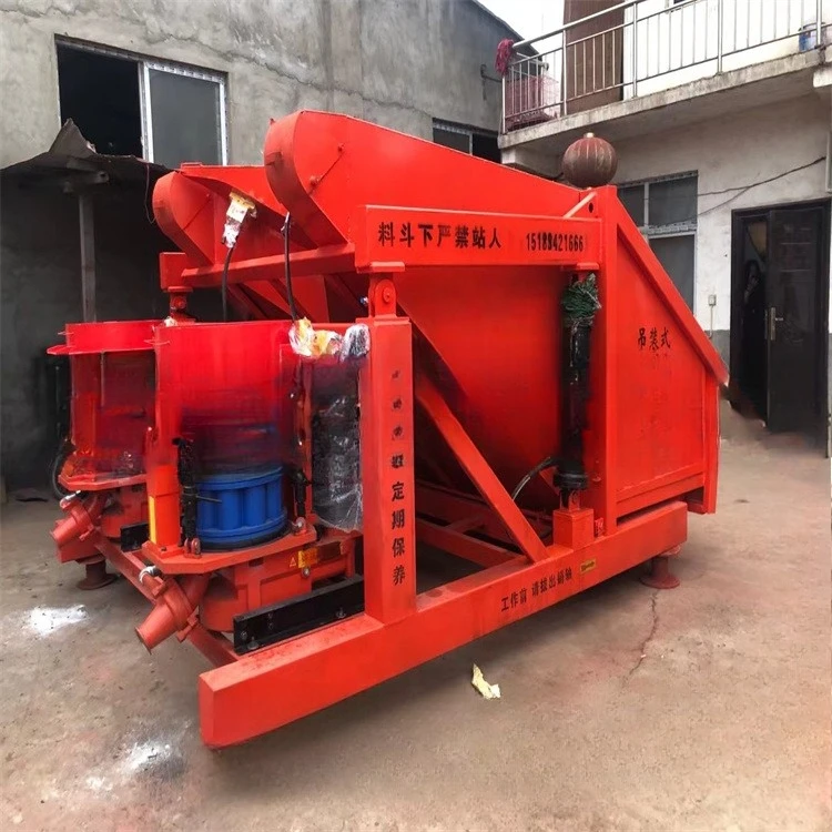 Long conveying distance, easy to operate, roadway concrete spraying machine