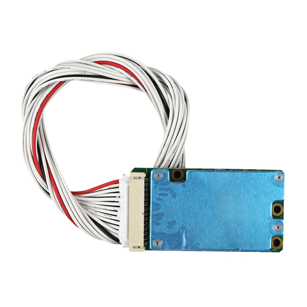 13S 48V PCB BMS Protection Board Li-ion Lithium Battery Charger Lipo Cell Module with Balance for Battery Cell Pack With Cable