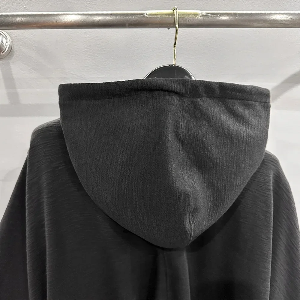 High Street Women's Dark RO Irregular Pullover Irregular Hooded Sweatshirt Knitted Streetwear Sweatshirt Hoodies Casual Top