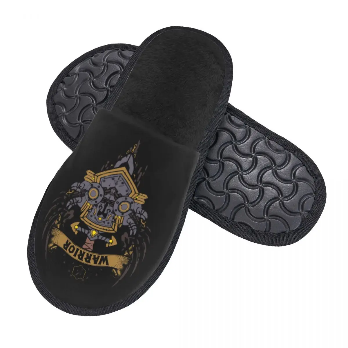 Custom Print Women World Of Warcraft Warrior Elite Edition House Slippers Soft Warm Gaming Memory Foam Fluffy Slipper  Shoes