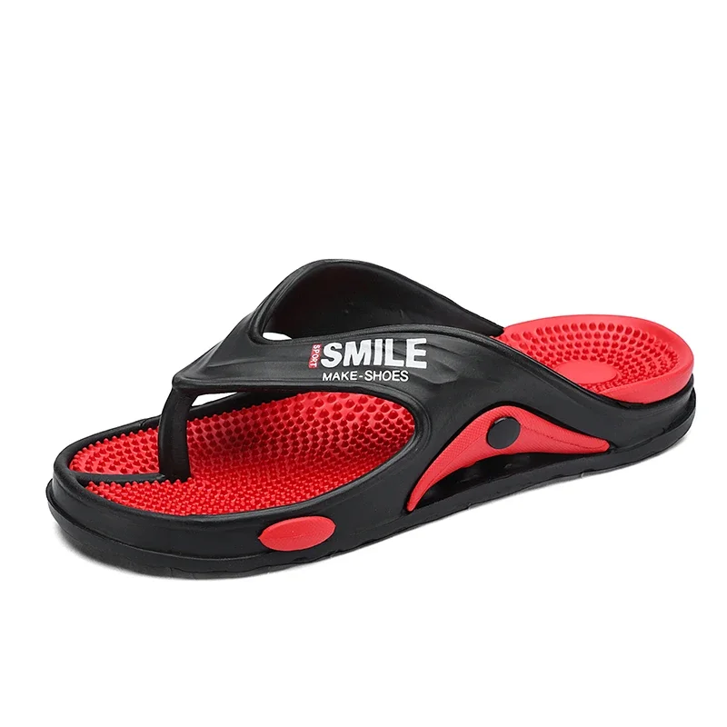 

Fashion Men's Slippers Flip Flops Outdoor Indoor Massage Comfortable Slides Casual Shoes Men Beach Sandals Male Home Slippers