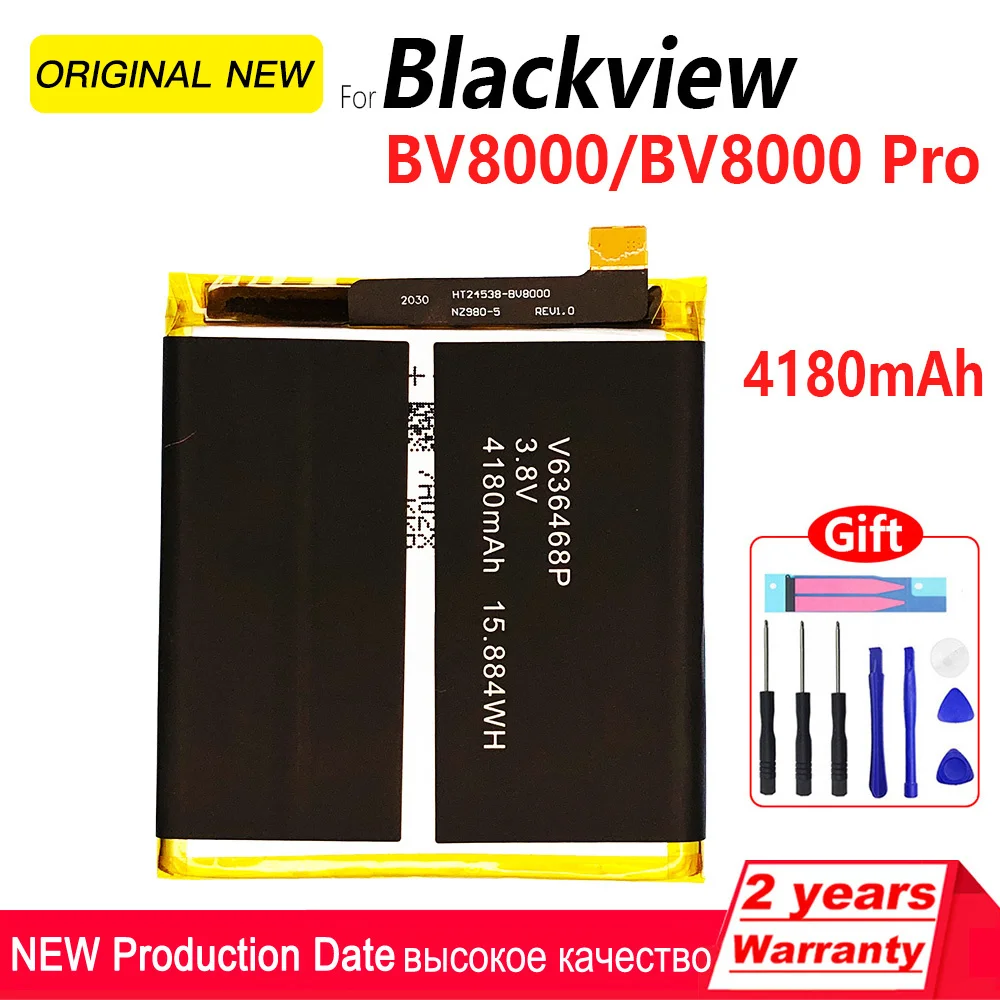 100% Original Battery 4180mAh Phone  For Blackview BV8000 BV8000 Pro V636468P High quality Batteries With Tools+Tracking Number