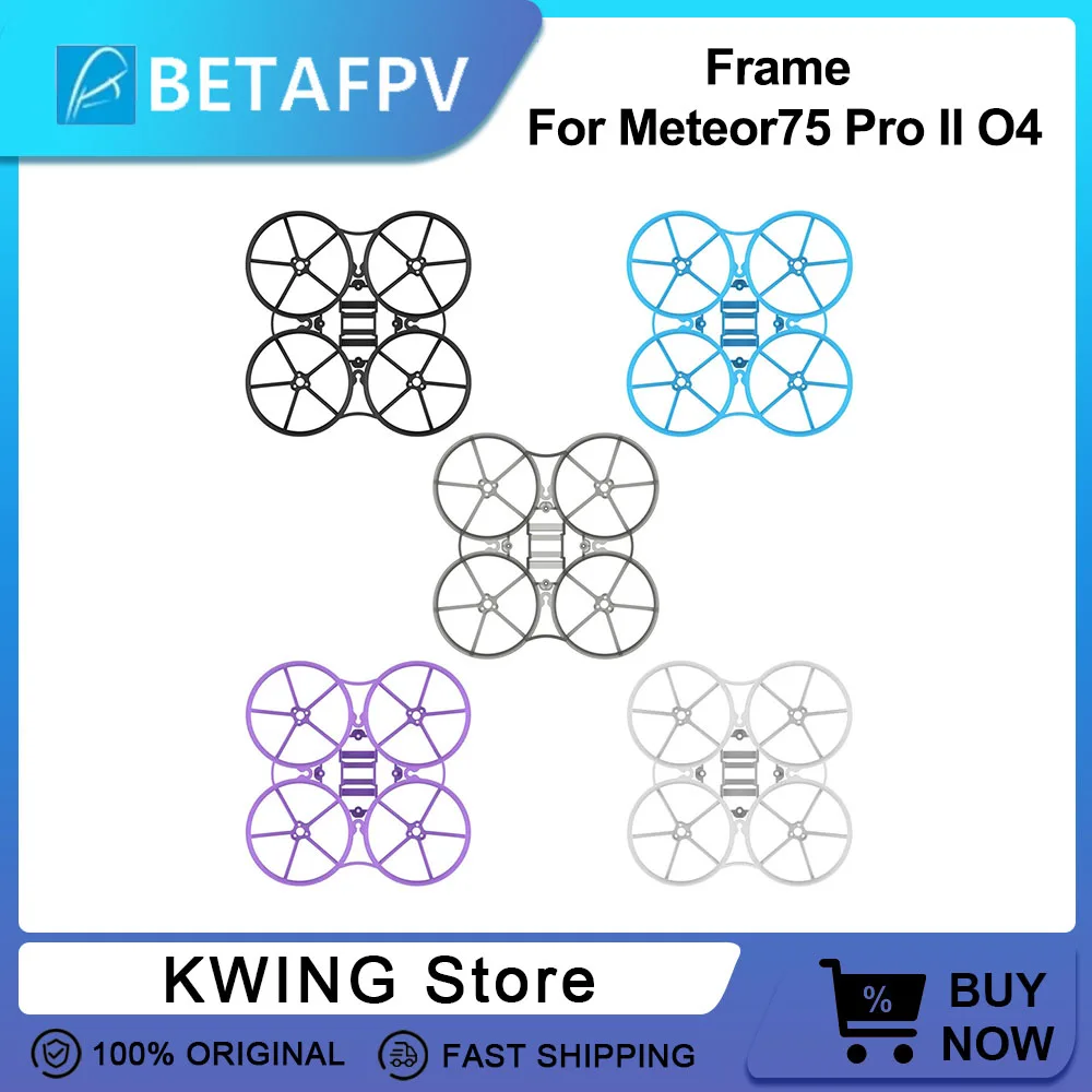 BETAFPV Meteor75 Pro II 75mm Brushless Whoop Frame Kit DIY RC Micro FPV Racing Drohne Quadcopter Ersatzteile