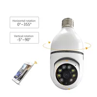 Bulb E27 2MP Surveillance Camera Full Color Night Vision Auto Human Tracking Indoor Security Monitor Wifi IP Camera