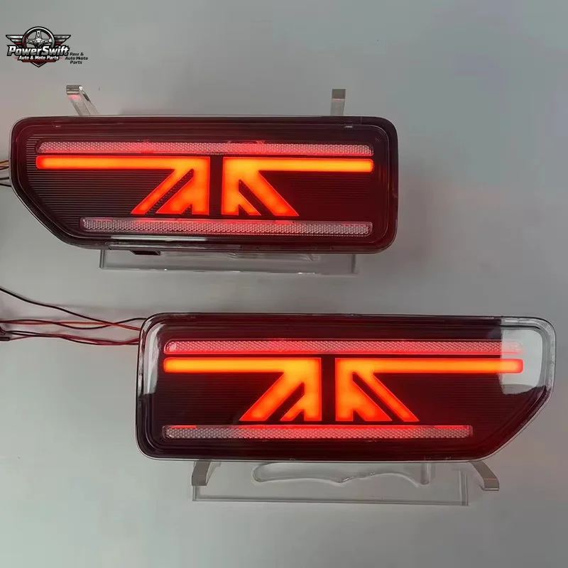 

Suitable for 19-25 Suzuki Jimny Flowing Red Blackened Shell Brake Rear Bumper Tail Light