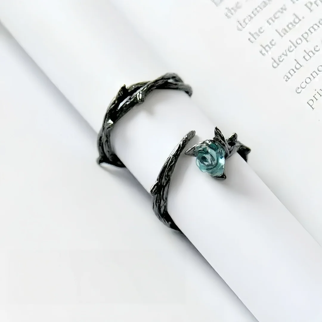 925 Sterling Silver, Minimalist Elegant Versatile Black Ring, Niche‑Designed Couple Rings for Men and Women