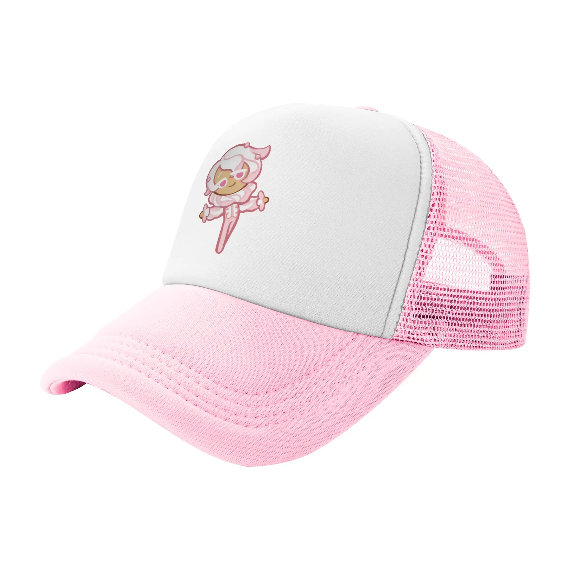 Gingerbrave Cookie Run Kingdom  Baseball Cap For Man Woman Summer Outdoor Mesh Side Hats Caps Adjustable Fit For Casual Headwear