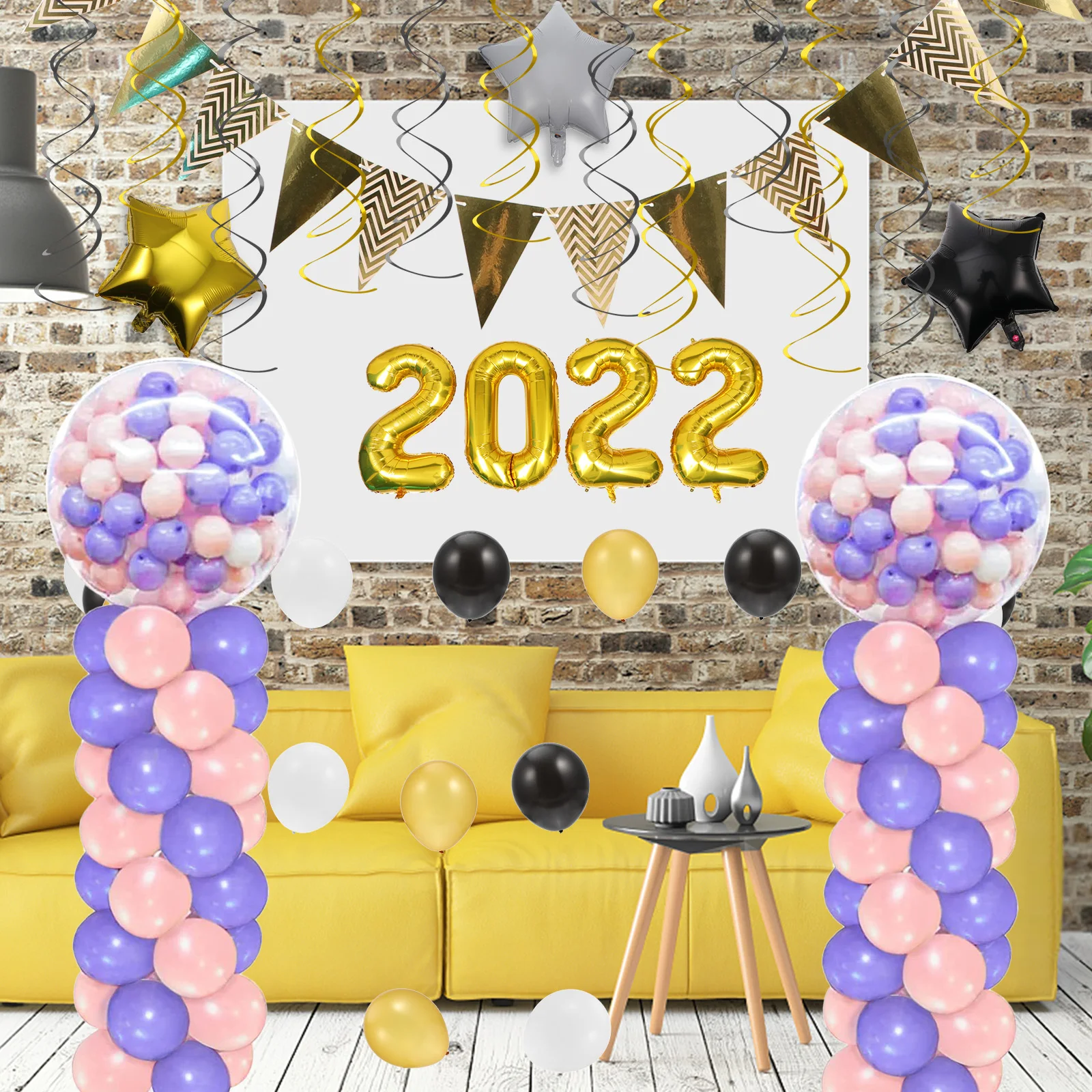 

1 set 1 Set Balloon Arch Stand Stick With Base For Party Wedding Decor Floor Stand Kit Balloon Decoration Accessories