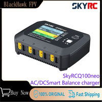 SkyRC Q100neo 4-Channel Independent Output Charger 600mA Balance Current 0.02V Precision For Drone Soccer RC Drone Charger