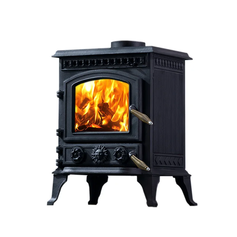 

FS16 cast iron real fire wood burning fireplace household villa self-built house winter heating fireplace heater