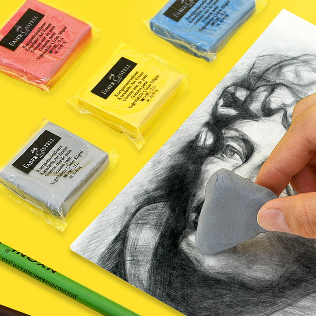 2/3/5 Soft Drawing Erasers Clean Erasing Easy To Wide Application Beginner Friendly Drawing Art Erasers