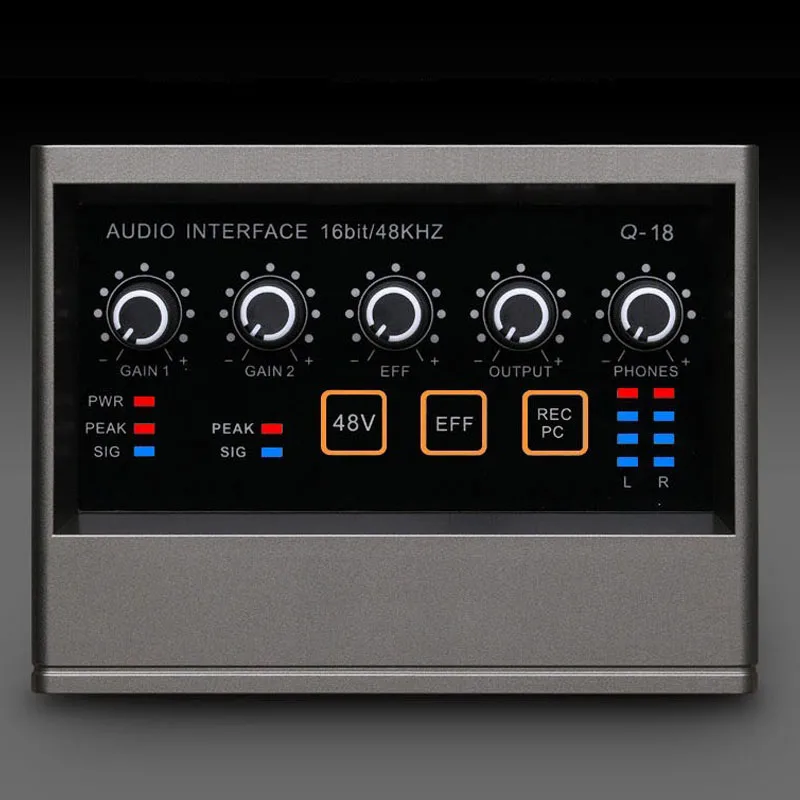 بطاقة صوت تسجيل احترافية DSP صدى 48 فولت بطاقة صوت هاتف الكمبيوتر آلة موسيقية تيك توك صوت خاص مباشر #1