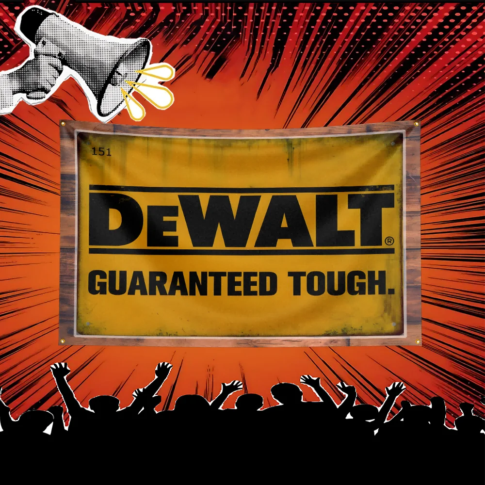 Dewalt Tool Flag Polyester Ba - Workshop Tools Hanging 评论和价格