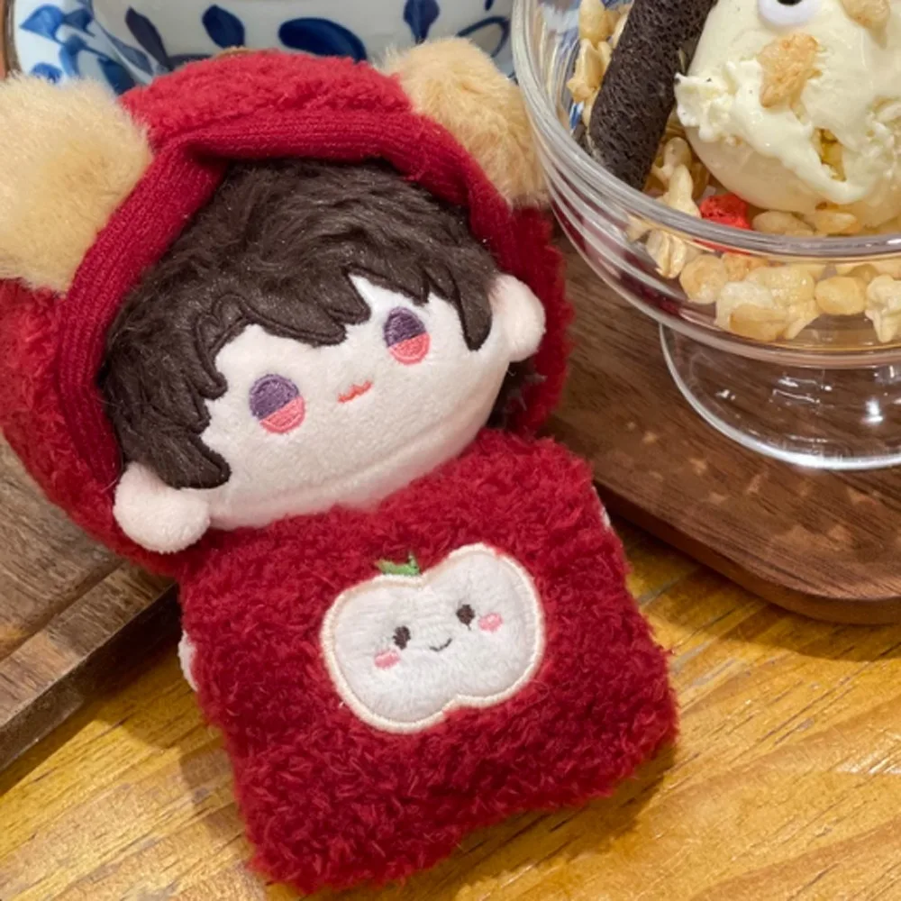 Série de fruits 10cm coton poupée vêtements raisin en peluche combinaison poupée vêtements tenue costume belle poupée habiller ensemble poupée accessoires