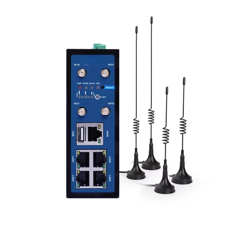USR-G809-E EMEA & APAC 4g draadloze industriële mobiele router Ondersteuning Modbus RTU en TCP-conversie
