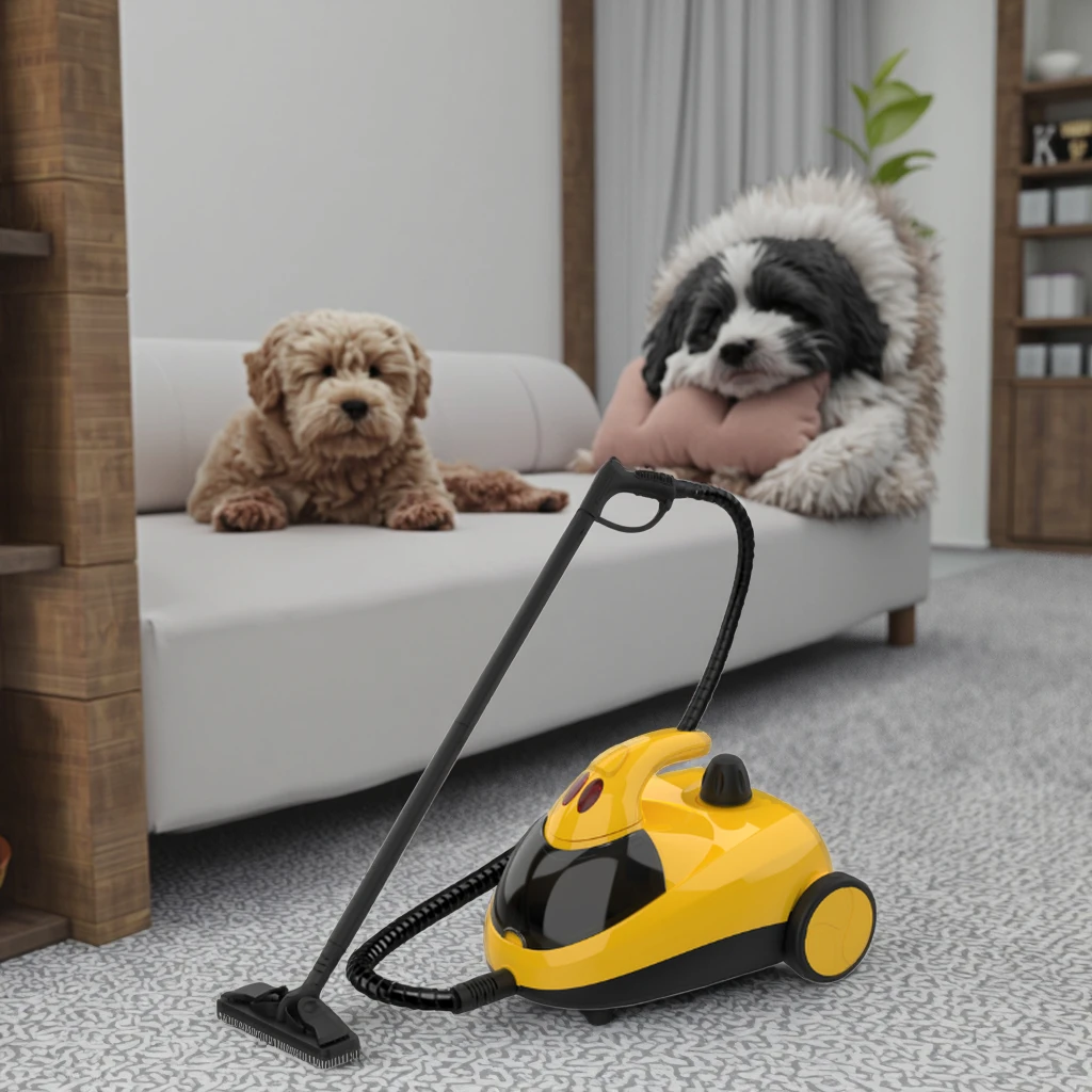 110V 240V Handheld Portable Steam Mop Carpet Extractor Jet Steam Cleaner Machine for Hard Surface Chemical Free Safe for Pet