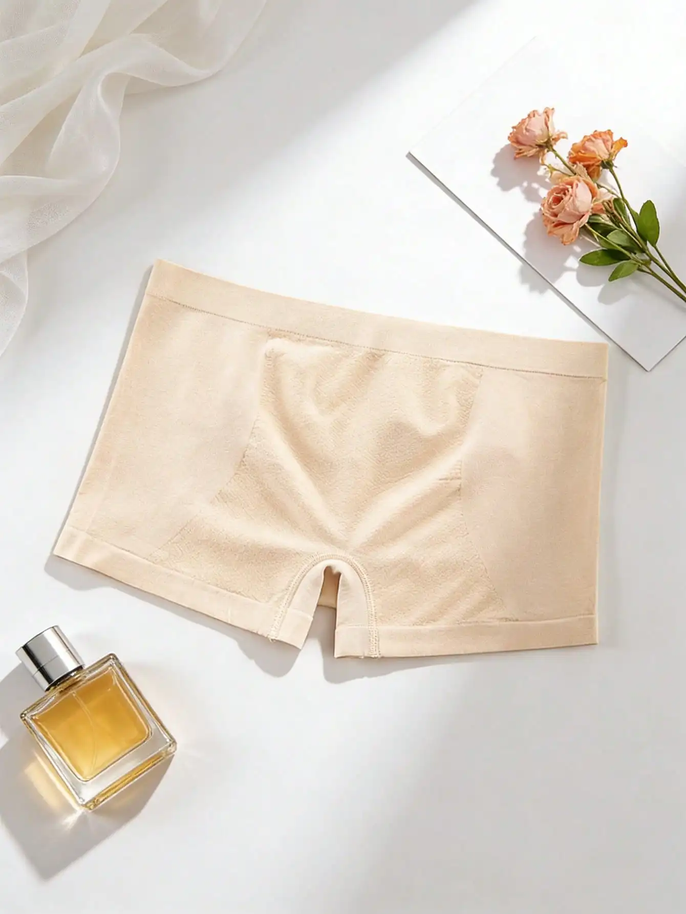 Women's Seamless Body Shaper Pantie Low Waist Tummy Control Boyshorts Breathable Comfortable Butt Lifter Panties Underwear image 4