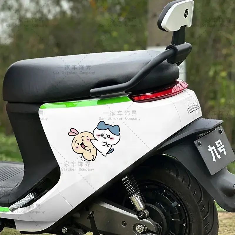 ちいかわステッカー装飾絵画車のスクラッチカバー車のステッカークリエイティブうさぎ八文ホリデーギフトステッカー