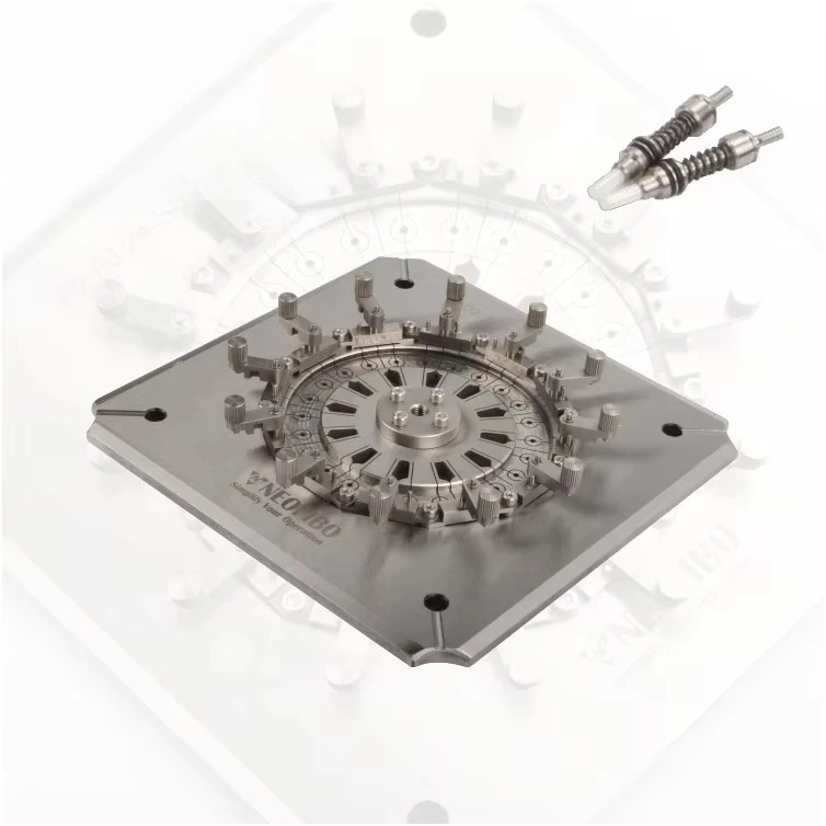 

D2.00-12/24/48-SQH3 2.0mm PC Foursquare Optical Jig Ferrule Fiber Optic Polishing Fixture