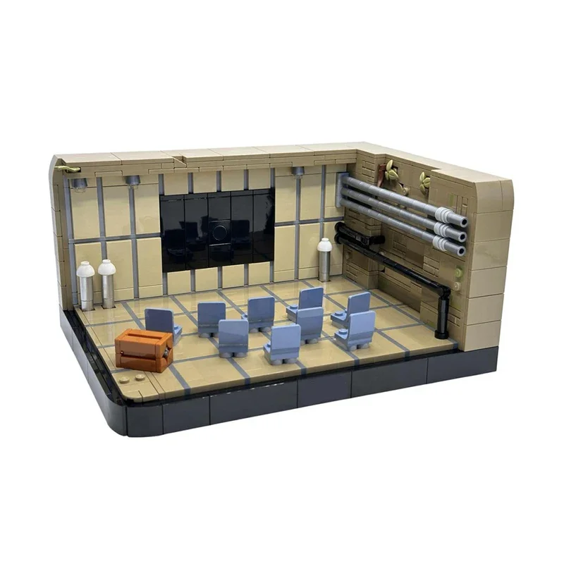 Star Movies Model MOC Building Bricks Military Base Briefing Room Modular Technology Gifts Holiday Assemble Children Toys Suit