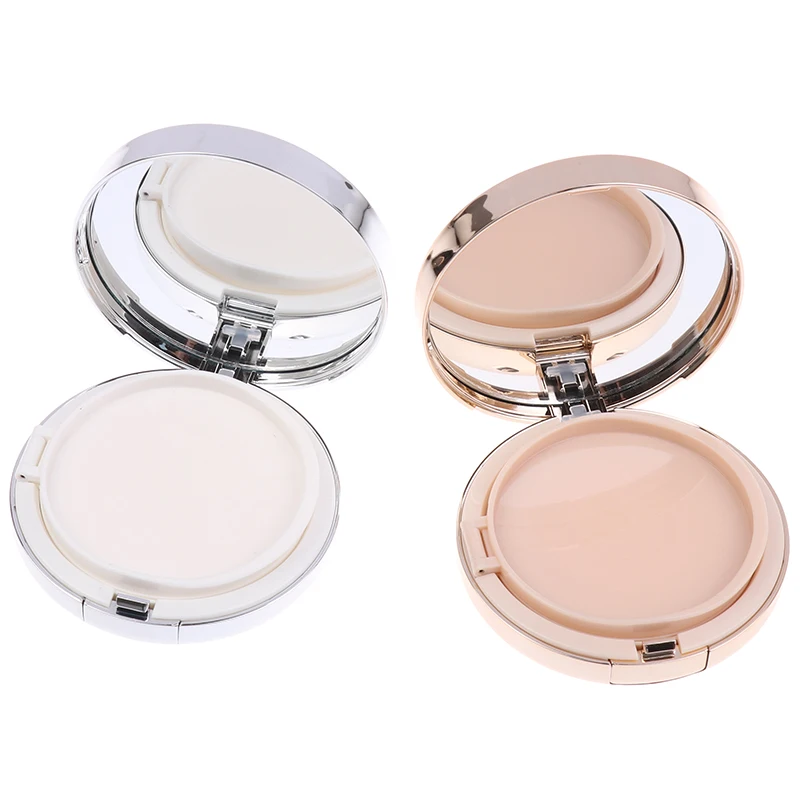 Puste pudełka na poduszki powietrzne do podkładu, przenośne pudełka DIY z lusterkiem, gąbką, na krem BB, kosmetyczka, pojemnik, narzędzia do makijażu.