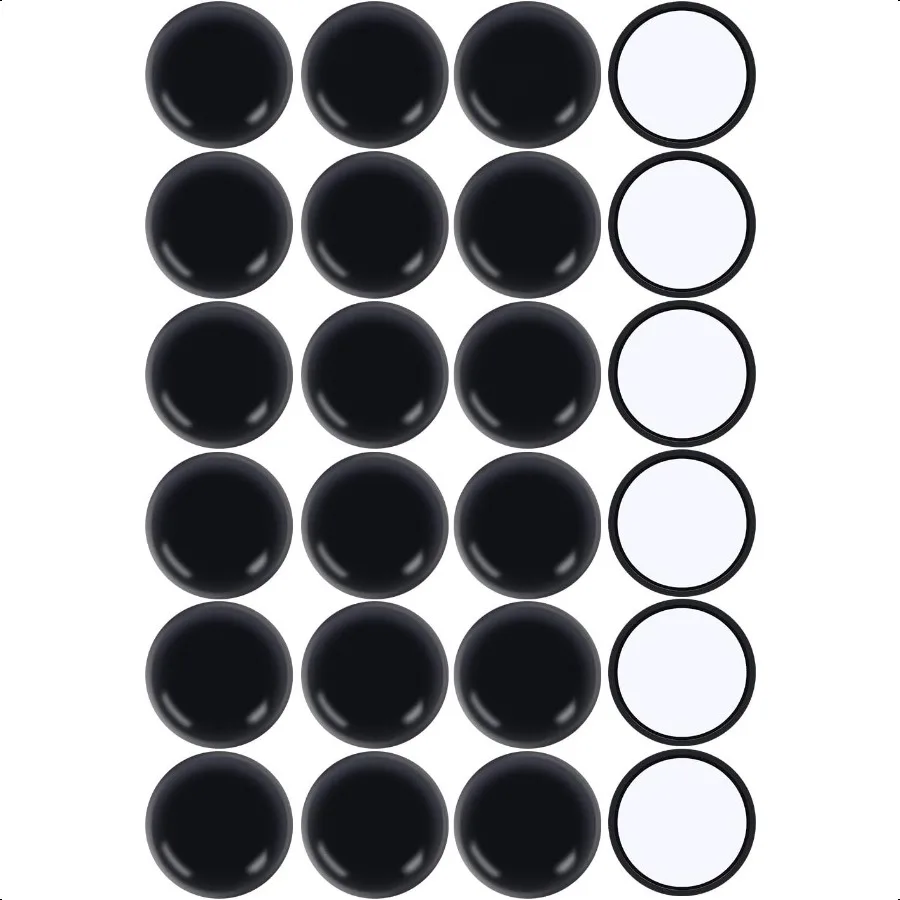 

24 Pack 13 4 SelfStick Round Carpet Furniture Sliders Furniture Moving Slider for Carpet Heavy Duty SelfAdhesive Furniture Move