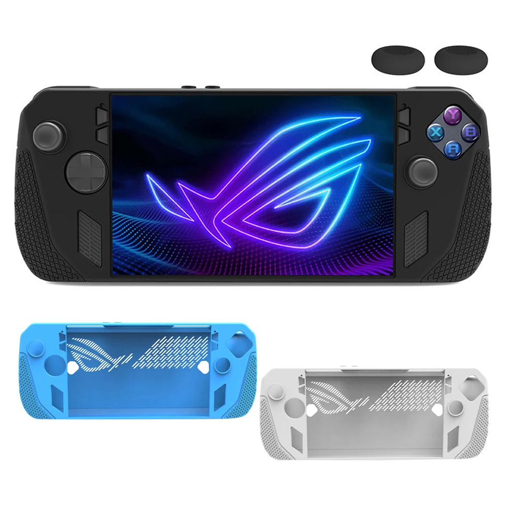 For ASUS ROG ALLY X Game Console Silicone Protective Case Cover Anti-Scratch Protective Shell Shell Sleeve Case Game Accessories