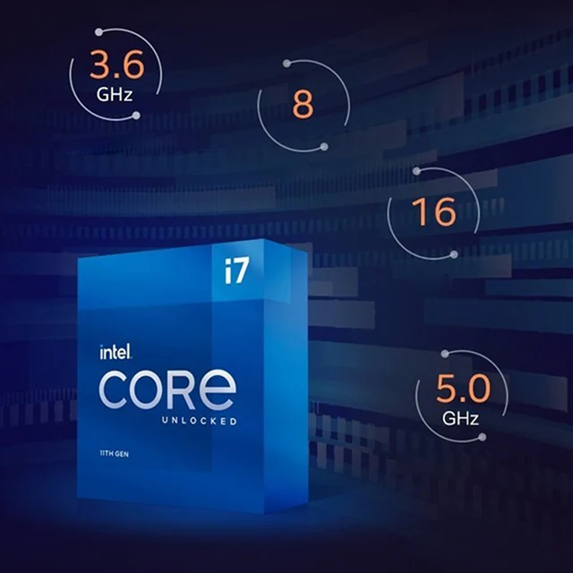 (Intel)11th generation Core i7-11700k boxed processor 8-core 16-thread desktop computer CPU