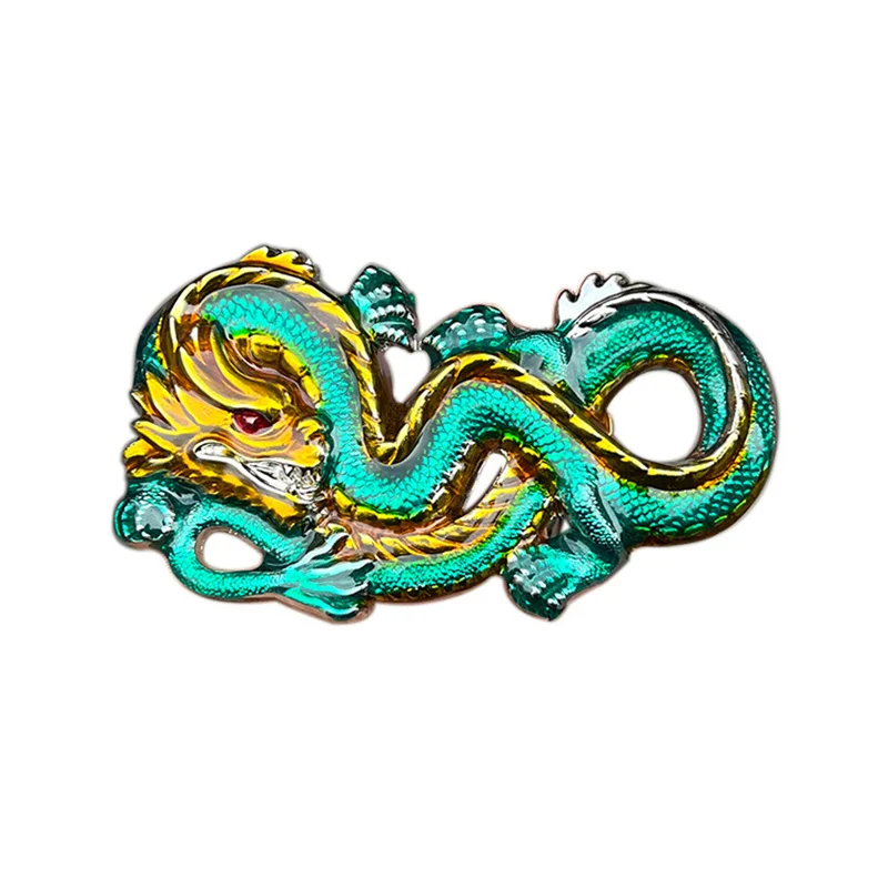 Zinc alloy Chinese dragon leather belt buckle with western style design