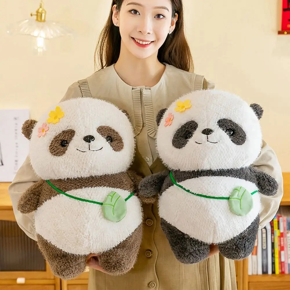 

PP Cotton Flower Panda Plushies Dolls Soft Collection Zongzi Panda Plush Doll Cartoon Comfortable Zongzi Panda Stuffed Toy