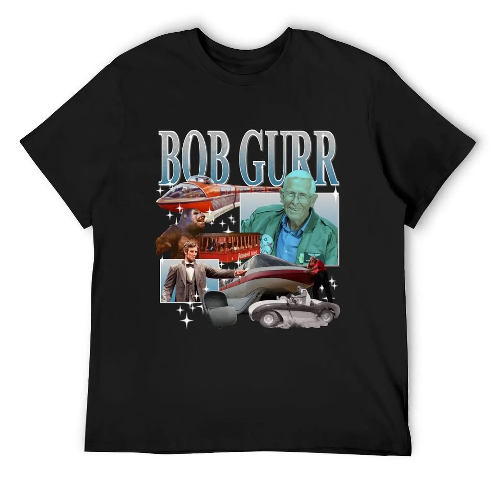 

Bob Gurr 90's Rap Tee T-Shirt plain T-shirts oversize fashion shirts clothing for men