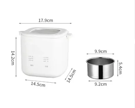 Mini Automatic Egg Steamer with Preset Timer, Auto Power Off Multi-function Egg Cooker for Breakfast