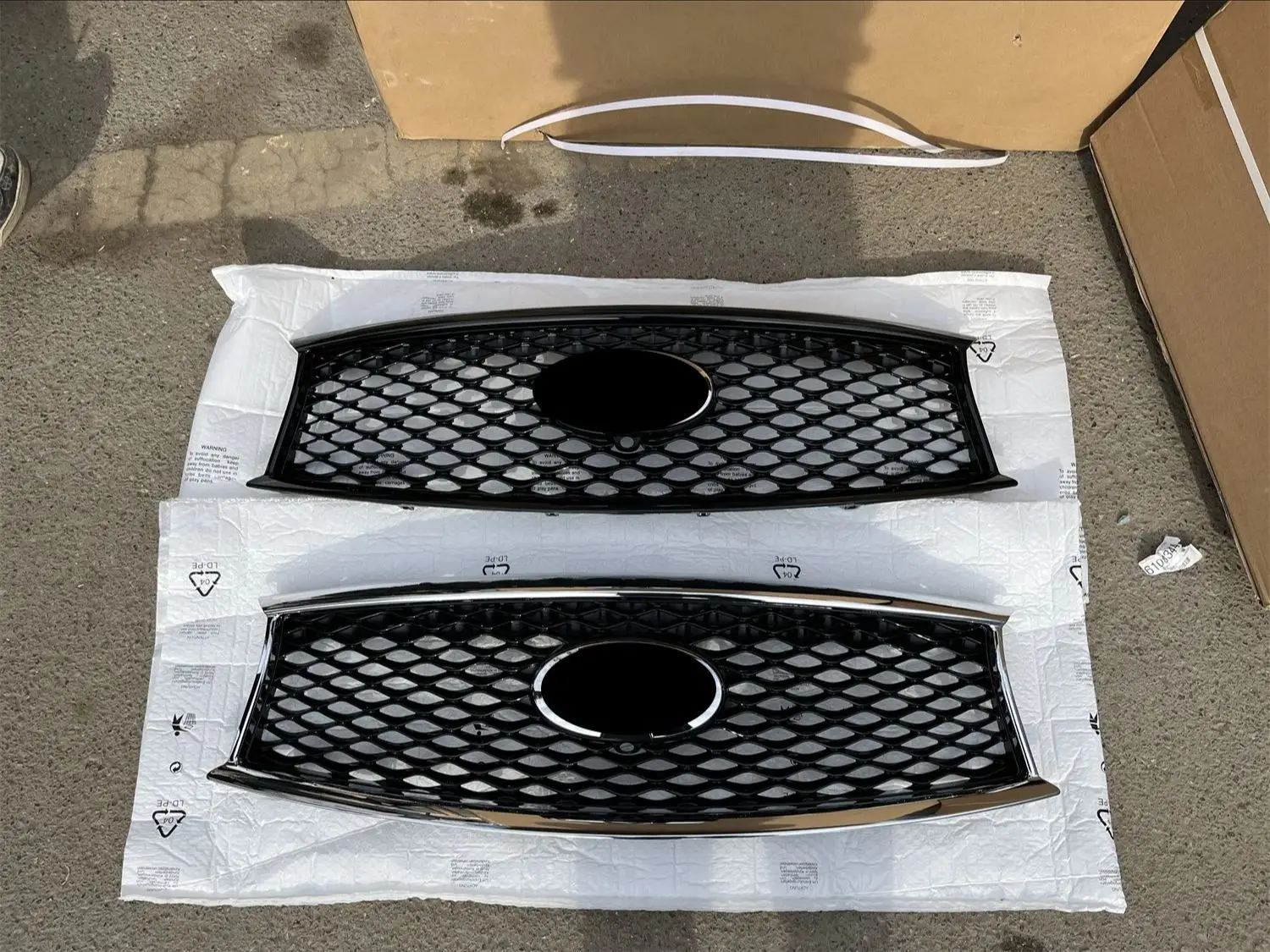 

Car Front Bumper Grill Grille Racing Grills for Infiniti QX70