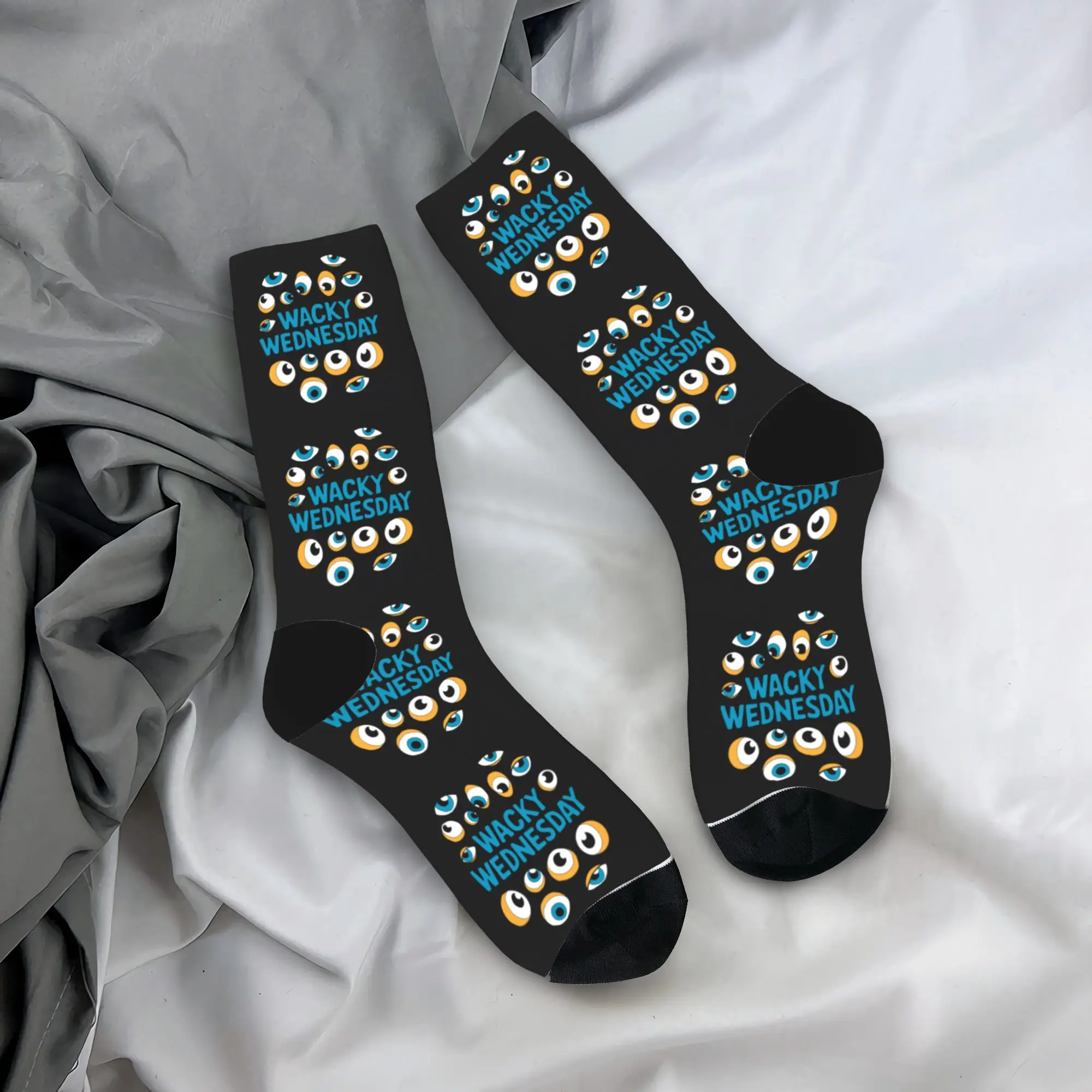 

Wacky Wednesday Spirit Week Party Day Socks Casual Stockings Men's Medium Soft Running Sports Socks Pattern Non Slip Socks