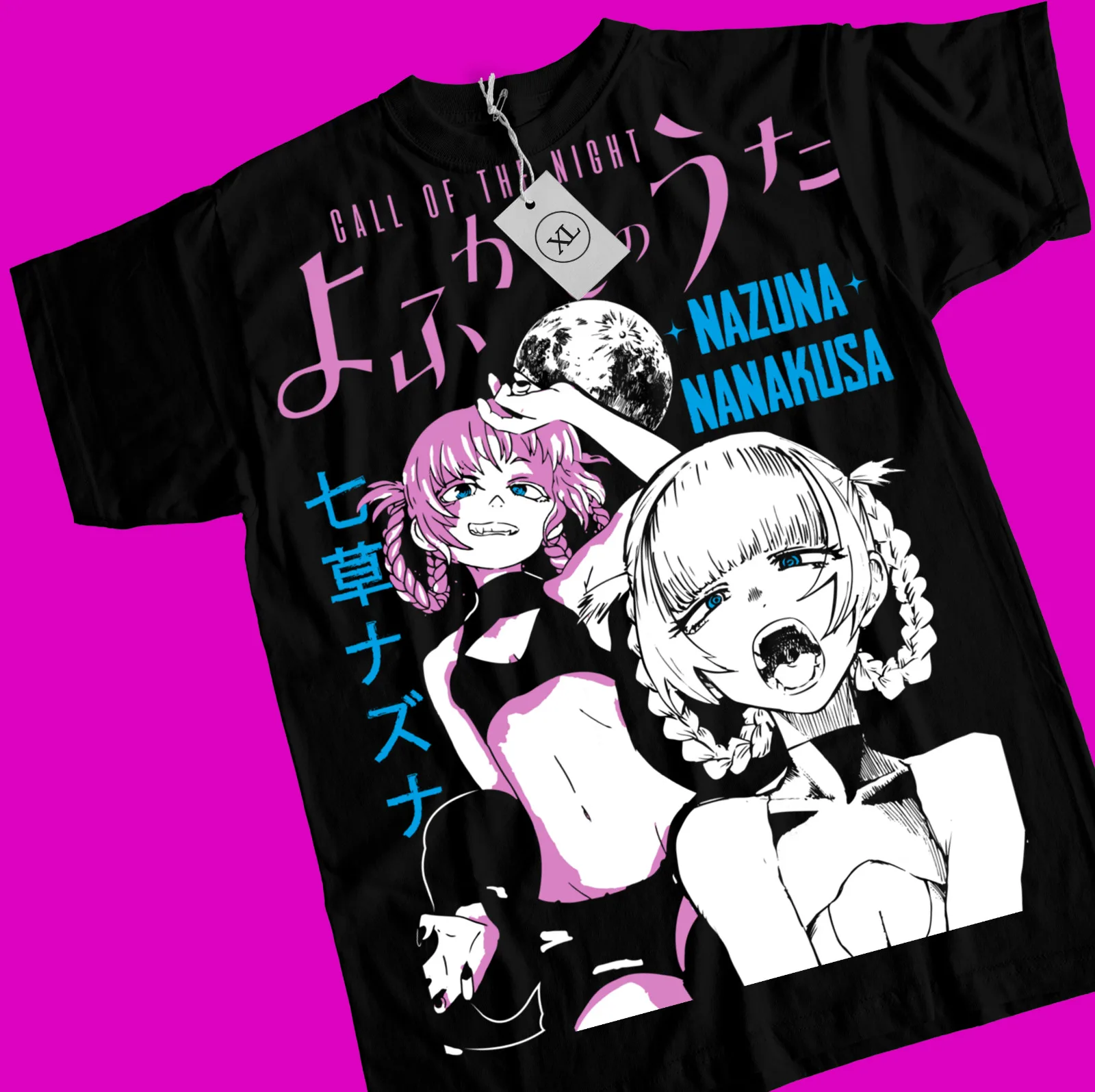 Call Of The Night Shirt All Sizes Kou Yamori Shirt,Nazuna Nanakusa,Anime,Kawai