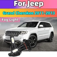 Para Jeep Grand Cherokee 2011 2012 2013 2 uds bombillas de luces antiniebla LED delanteras 80W superbrillantes 6000K lámpara antiniebla automática 12V