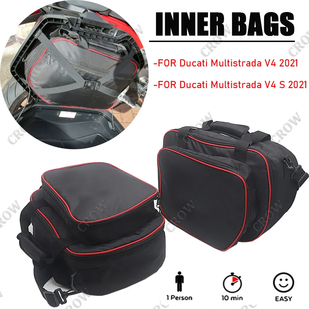 

Motorcycle Accessories MULTISTRADA v4 FOR Ducati Multistrada V4 S 2021 Inner Bags For Plastic Side Panniers Cases