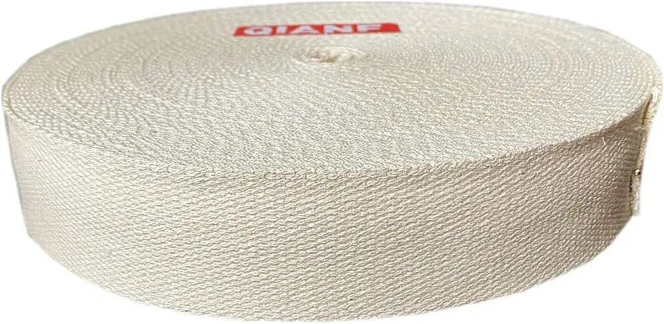 

1 Inch Heavy Cotton Webbing 10 Yards for Bags, Backpack Straps, Belts, Handles, Pet Collars, DIY Crafts