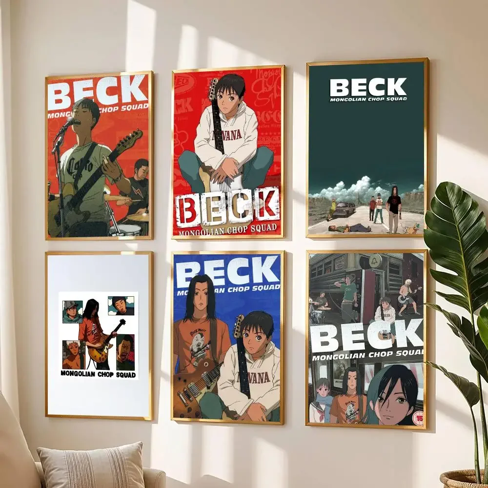 anime B-Beck Mongolian Chop Squad-D Poster Modern Wall Decal for Living Room Cafe Office Bar and Bedroom