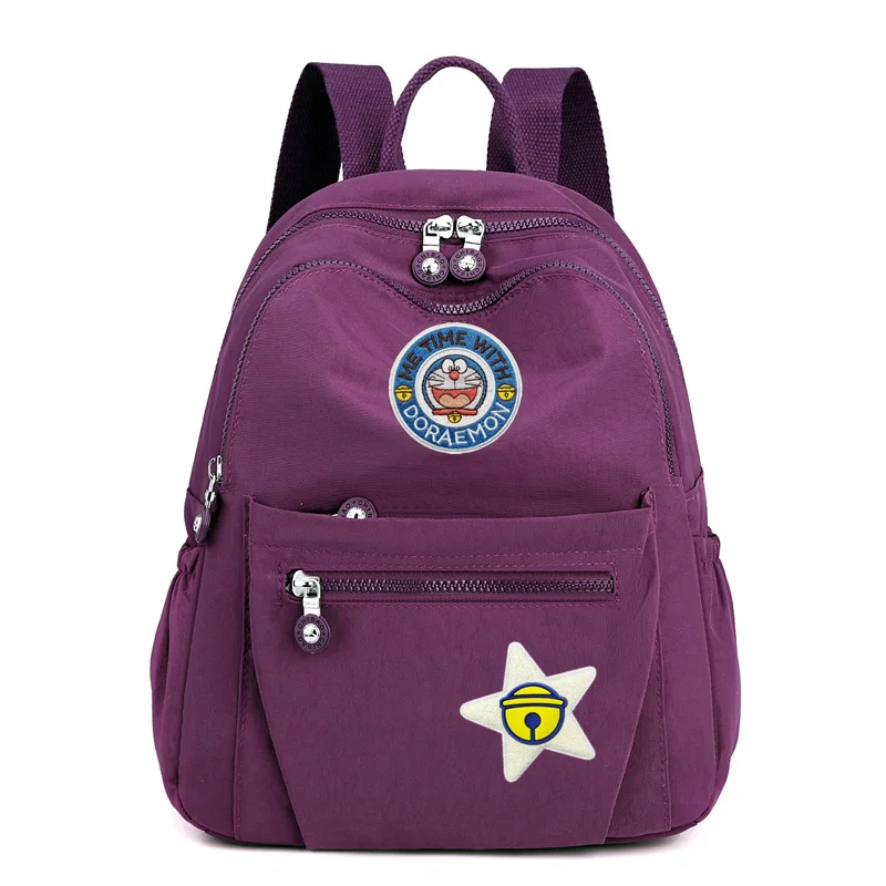 

backpack Jingle Cat men Nylon Oxford Shoulder Bag New Korean Doraemon cartoon Travel Schoolbag Women's Fashion Mummy Bag