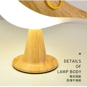 3 Holzfarben Vogel Nacht LED -Leuchten Schalter wiederaufladbare Berührung für die Raumbeleuchtung Innenlampen Lampen Lampen Dekoration 8 Hauptverkäufe Abajur Switch - №4