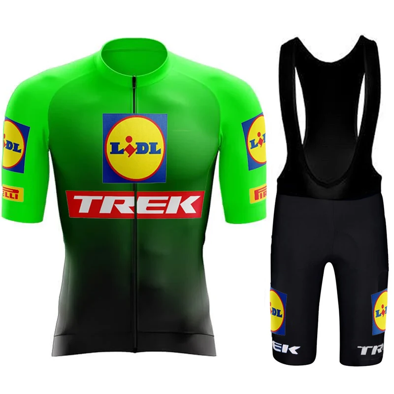 

Summer Cycling Clothing 2024 Teams TREK Men's Suit Mtb Complete Uniform Man Jersey Pro Team Maillot Blouse Bib Racing Bike Road