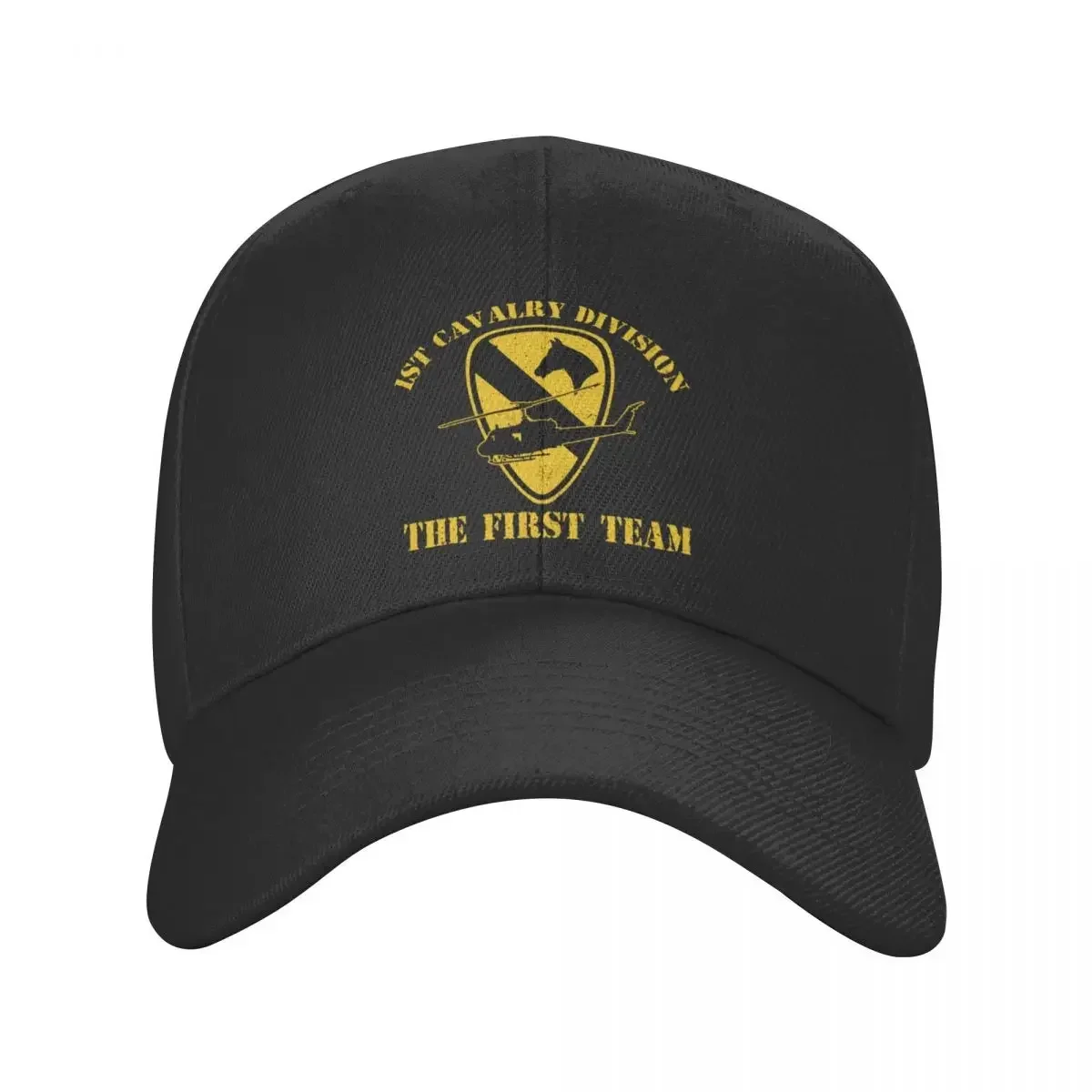 1ST CAVALRY DIVISION / THE FIRST TEAM Cap baseball cap trucker hats horse hat Women hat Men's