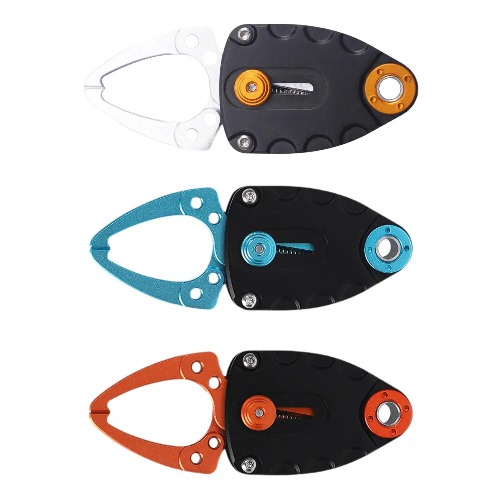 pinca-de-peixe-pratica-liga-de-aluminio-para-presente-ferramenta-de-pesca-anti-deslizamento-multiuso-clipe-de-captura-de-pesca-construido-na-primavera