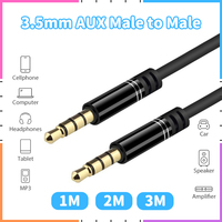 1M 2M 3M 3.5Mm Aux Cable Male To Male Audio Cable Stereo Audio Cord For Speaker Phone Headset Car Aux Cord