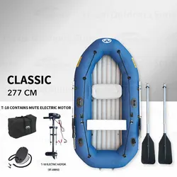 AQUA MARINA Fishing Boat Inflatable Boat Inflatable PVC Boat Kayak For Fishing Double Persons Paddle Kayak Boat Optional Motor