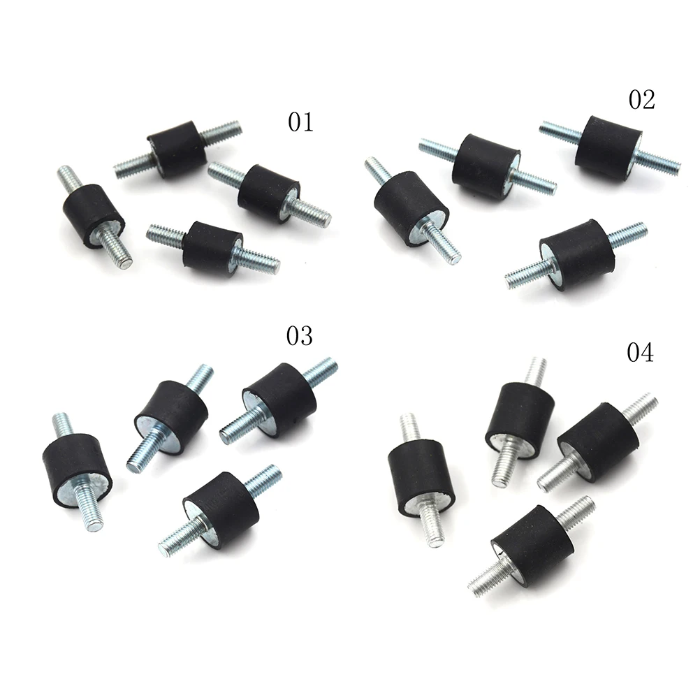 

HMA73-4pcs Anti Vibration Damp Noise Silent Block Protect Machine Bobbin Rubber Mounts Male Tools Damping Element M4 M5 M6 M8