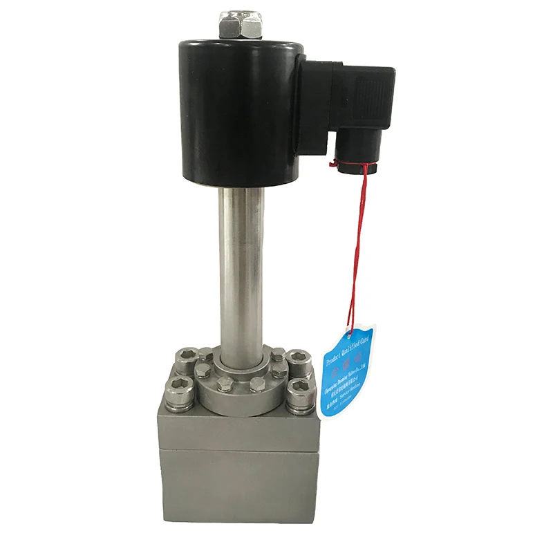 2 Way 16 bar 1.6mpa Liquid Nitrogen Cryogen -196℃ Solenoid Valve Orifice 15mm SS304 DN15 stainless steel valve